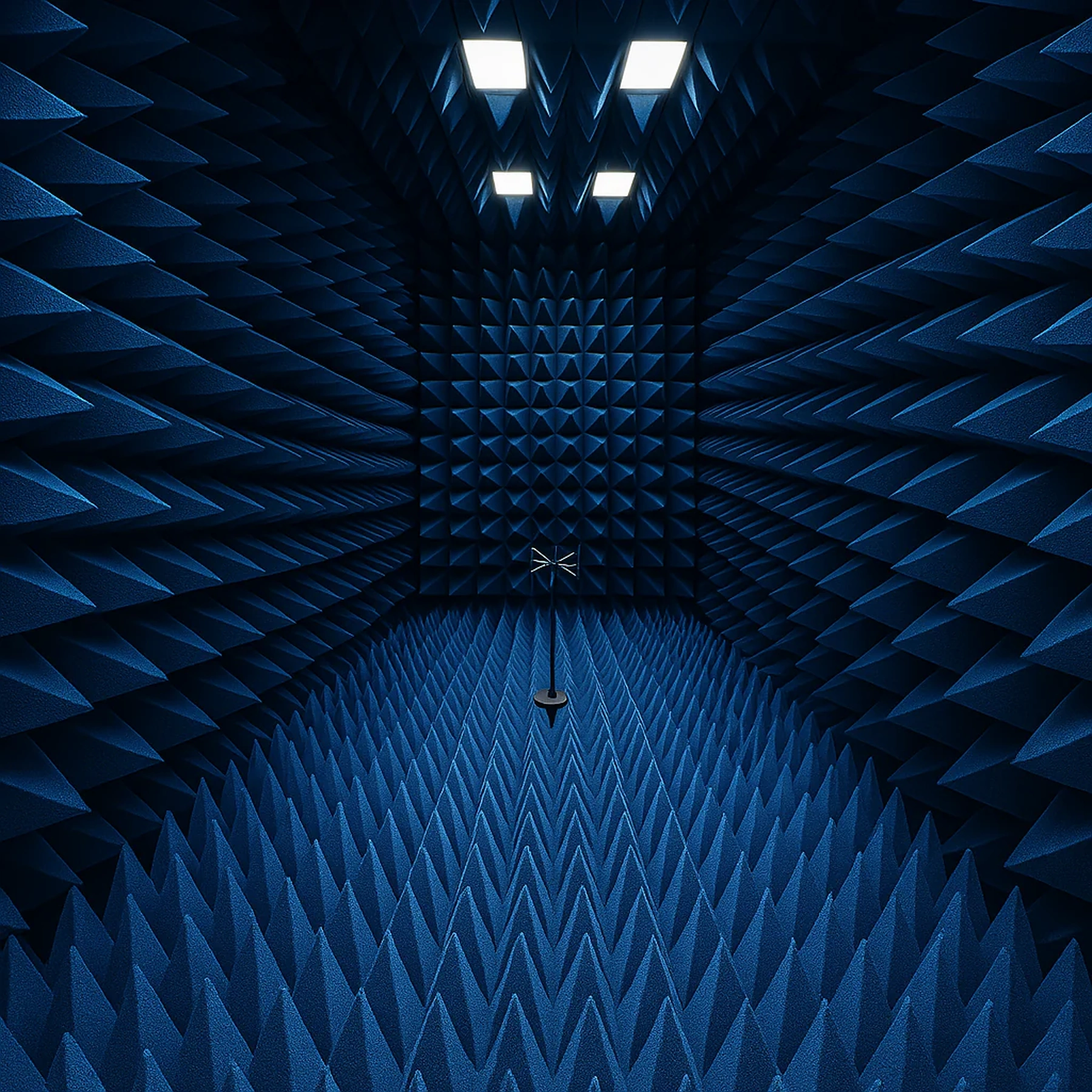RF anechoic chamber used for antenna testing